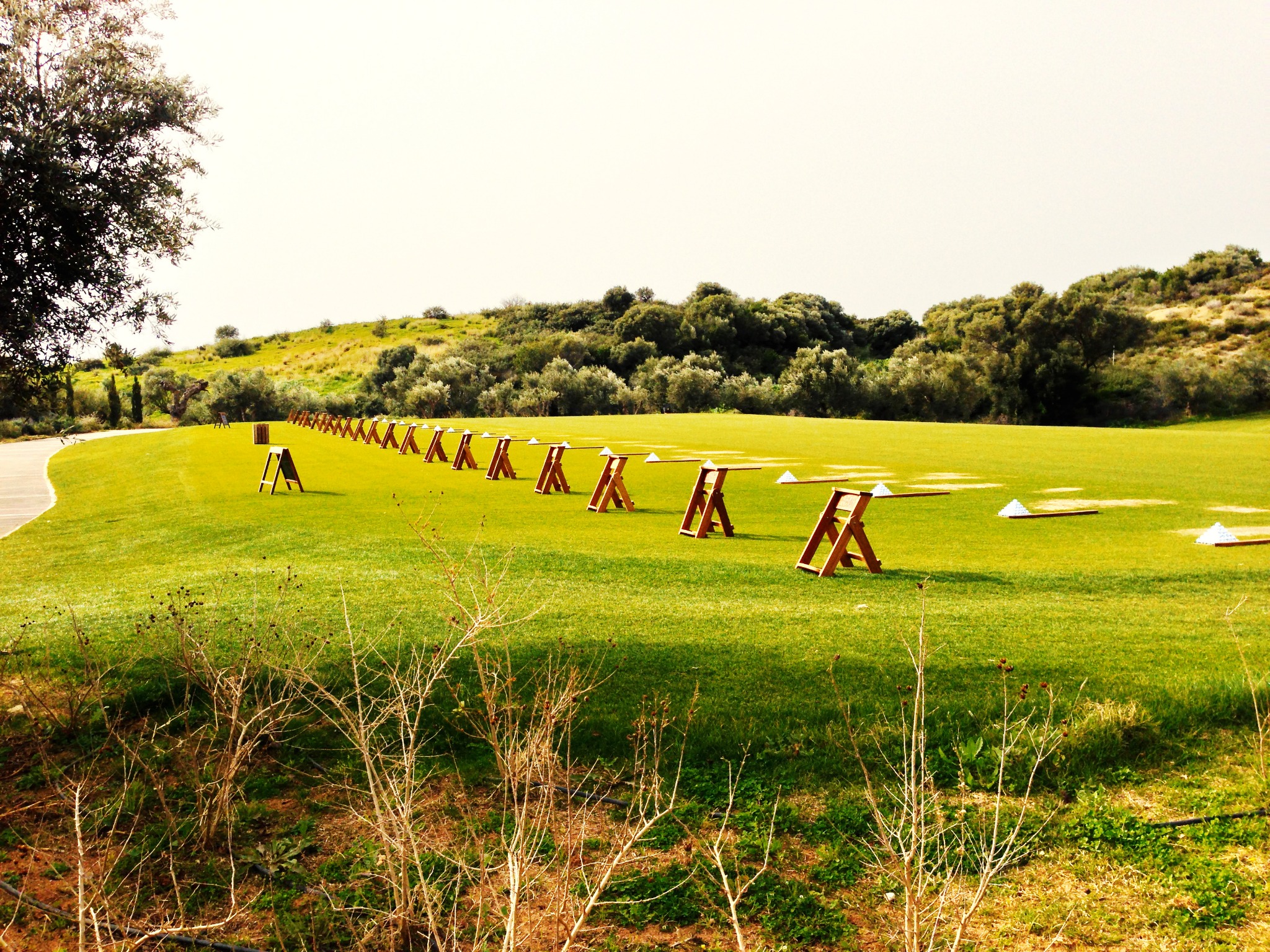 Driving Range Costa Navarino mit Übungsstationen